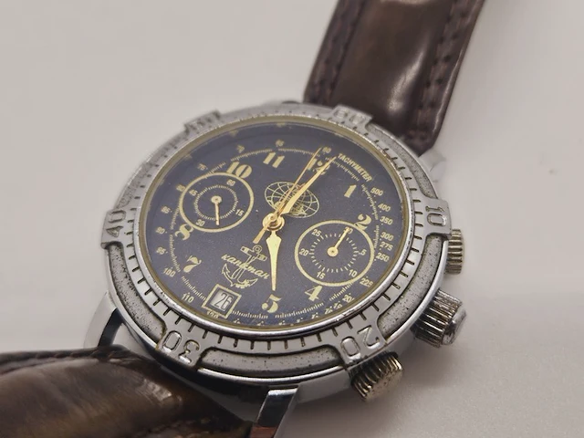 Russisch herenhorloge - poljot militaire chronograaf - afbeelding 5 van  7