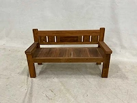 Rustiek tuinbank 160 cm. - afbeelding 1 van  5