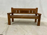 Rustiek tuinbank 160 cm. - afbeelding 2 van  5