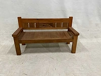 Rustiek tuinbank 160 cm. - afbeelding 1 van  5