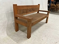 Rustiek tuinbank 160 cm. - afbeelding 3 van  5