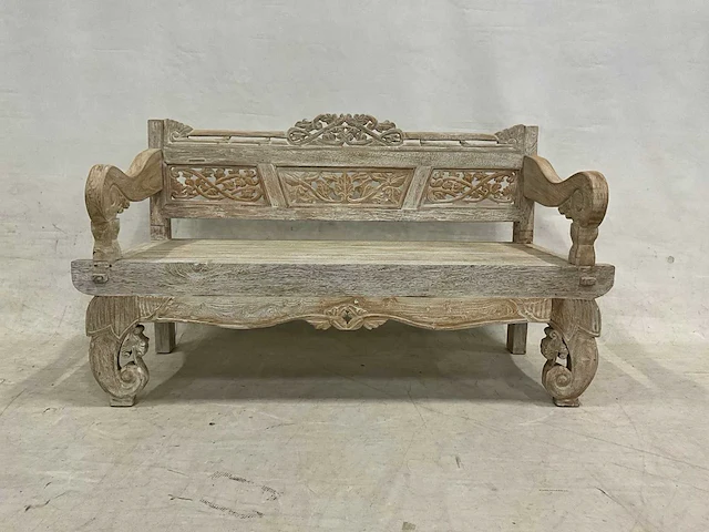 Rustiek tuinbank 175 cm. - afbeelding 2 van  5