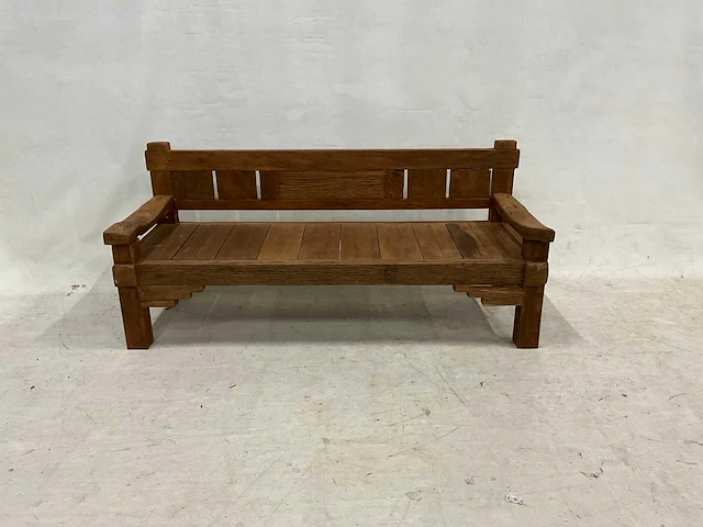Rustieke tuinbank 200 cm - afbeelding 1 van  4