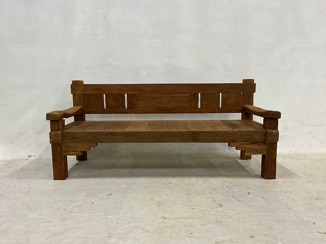 Rustieke tuinbank 200 cm - afbeelding 2 van  4