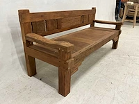 Rustieke tuinbank 200 cm - afbeelding 3 van  4