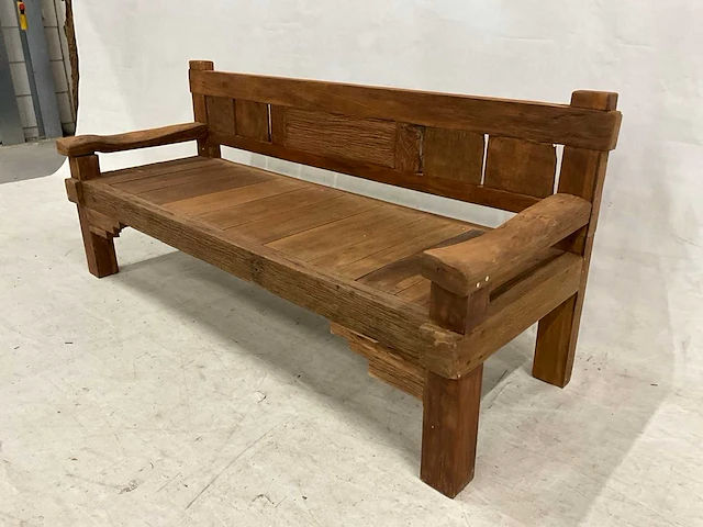 Rustieke tuinbank 200 cm - afbeelding 4 van  4