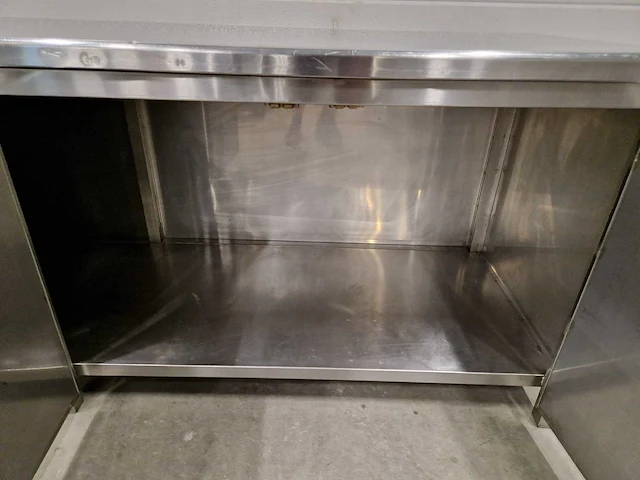 Rvs - 4 deuren - werktafel - afbeelding 3 van  4