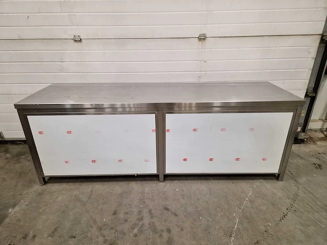 Rvs - 4 deuren - werktafel - afbeelding 4 van  4