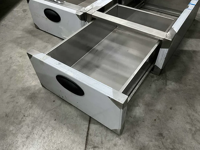 Rvs 1/1 gn onderbouw lades (2x) - afbeelding 4 van  5