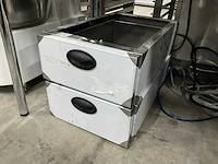 Rvs 1/1 gn onderbouw lades (2x) - afbeelding 5 van  5