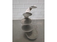 Rvs 5-delige taartstandaard - afbeelding 3 van  4