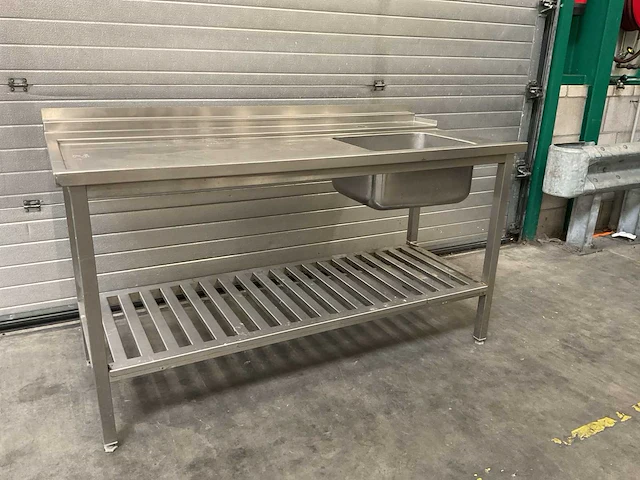 Rvs aanvoertafel - afbeelding 1 van  1