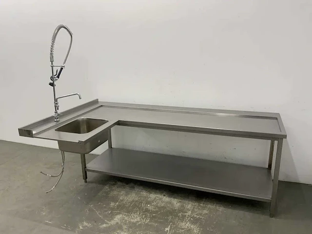 Rvs aanvoertafel - afbeelding 1 van  9