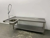 Rvs aanvoertafel - afbeelding 1 van  9