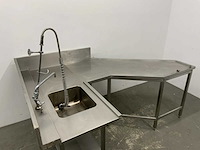 Rvs aanvoertafel - afbeelding 3 van  9