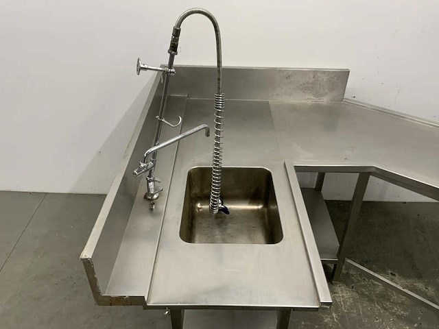 Rvs aanvoertafel - afbeelding 4 van  9