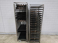 Rvs afkoelwagen (2x) - afbeelding 1 van  3