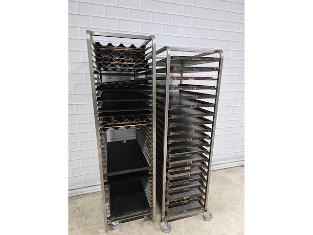 Rvs afkoelwagen (2x) - afbeelding 3 van  3