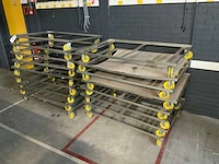Rvs bakkentrolley (17x)
