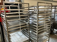 Rvs bakplaat etagewagen (2x) - afbeelding 3 van  4