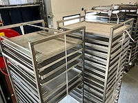 Rvs bakplaat etagewagen (2x) - afbeelding 4 van  4
