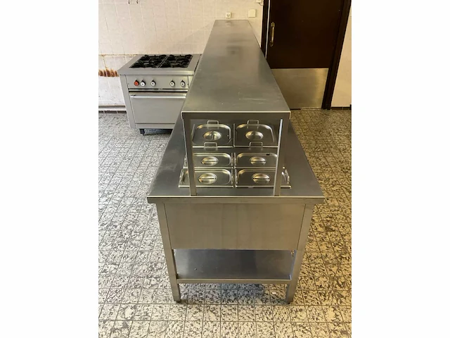 Rvs bereidings/uitgifte meubel - afbeelding 3 van  11