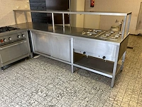 Rvs bereidings/uitgifte meubel - afbeelding 1 van  11