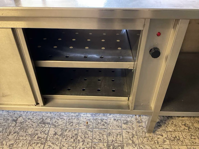 Rvs bereidings/uitgifte meubel - afbeelding 10 van  11