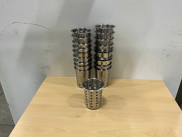 Rvs bestekbeker (20x) - afbeelding 1 van  5