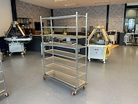Rvs broodkoelwagen - afbeelding 1 van  5