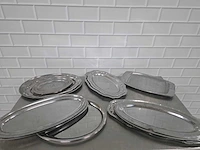 Rvs buffet- en serveerschaal (20x) - afbeelding 1 van  4