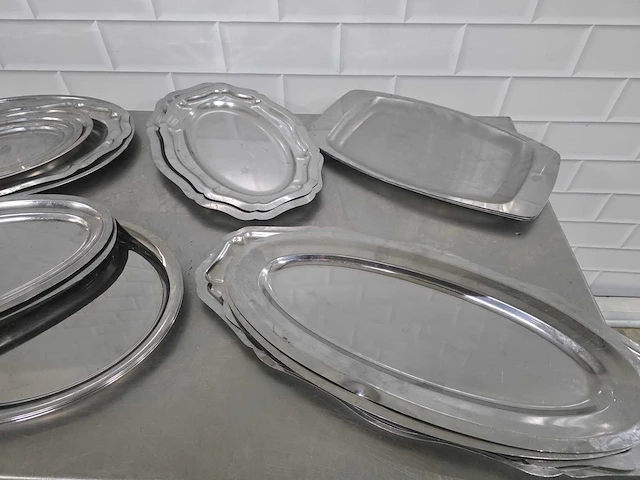 Rvs buffet- en serveerschaal (20x) - afbeelding 4 van  4
