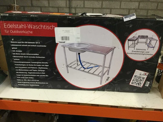 Rvs buiten aanrecht - afbeelding 2 van  2