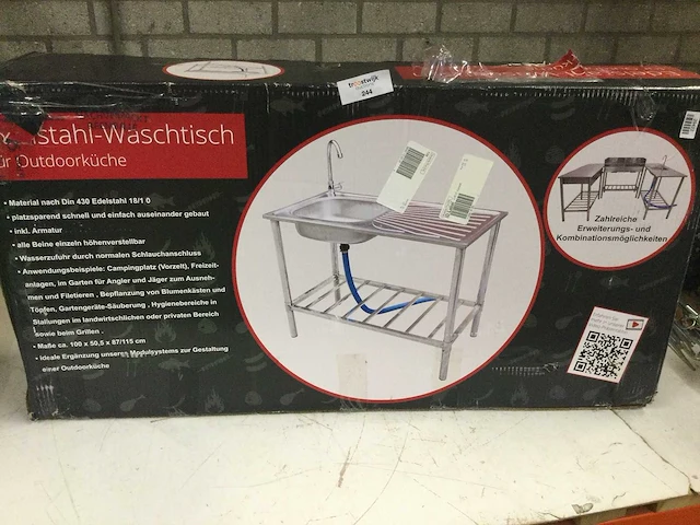 Rvs buiten spoelbak - afbeelding 2 van  3