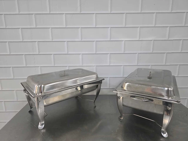 Rvs chafing dish (2x) - afbeelding 3 van  6