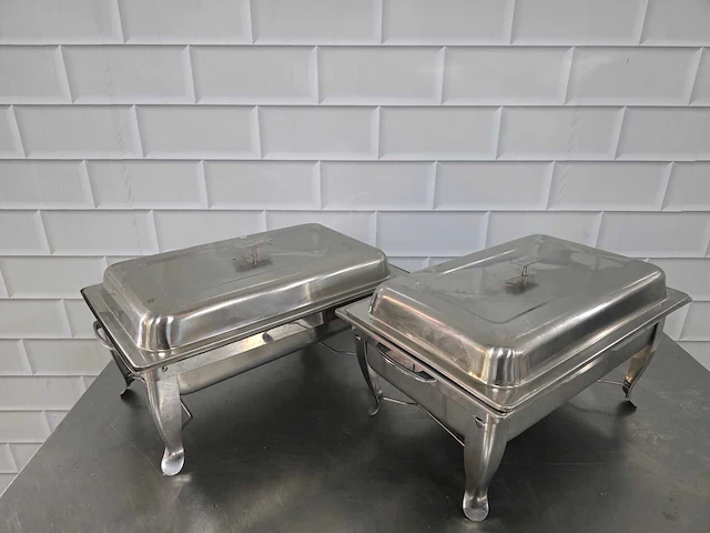 Rvs chafing dish (2x) - afbeelding 5 van  6