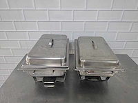 Rvs chafing dish (2x) - afbeelding 2 van  3