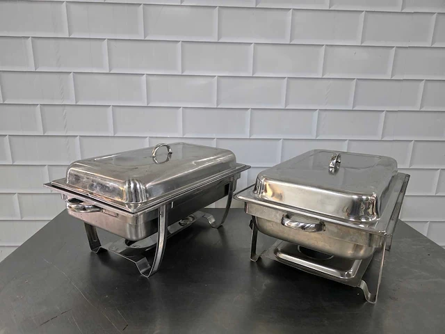 Rvs chafing dish (2x) - afbeelding 4 van  6