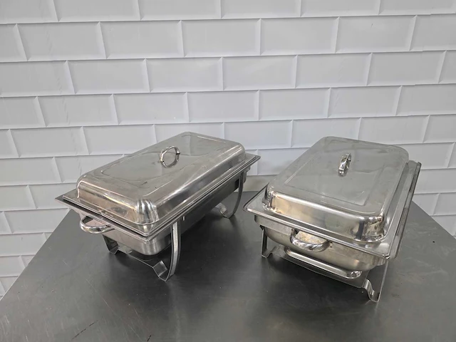 Rvs chafing dish (2x) - afbeelding 5 van  6