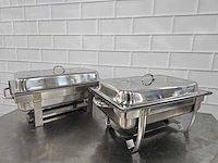 Rvs chafing dish (2x) - afbeelding 3 van  3