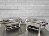 Rvs chafing dish (2x) - afbeelding 1 van  3