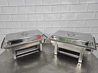 Rvs chafing dish (2x) - afbeelding 2 van  3