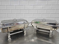 Rvs chafing dish (2x) - afbeelding 3 van  3
