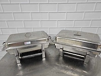Rvs chafing dish (2x) - afbeelding 2 van  3