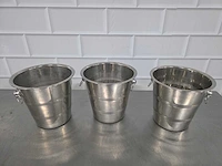 Rvs champagnekoeler (3x) - afbeelding 2 van  3