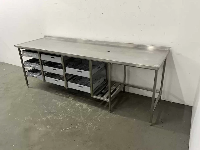 Rvs debrasseertafel - afbeelding 1 van  10
