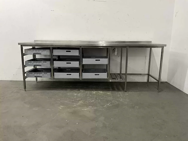 Rvs debrasseertafel - afbeelding 9 van  10