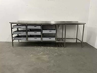 Rvs debrasseertafel - afbeelding 9 van  10