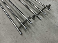 Rvs dienbladen geleider (2x) - afbeelding 3 van  5