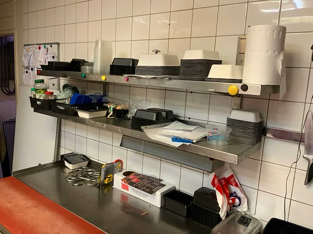 Rvs dubbel wandrek - afbeelding 1 van  4